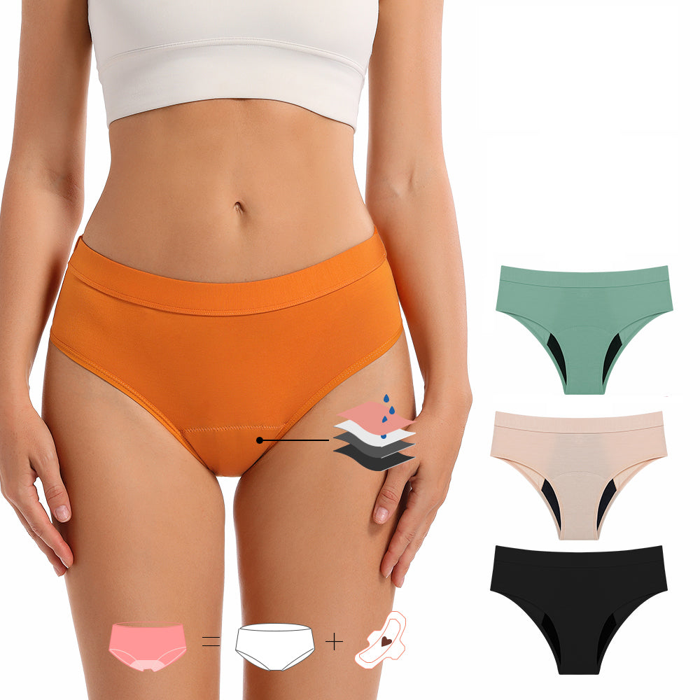 Mivorae Bikini Period Underwear in Organic Cotton For Heavy Flows