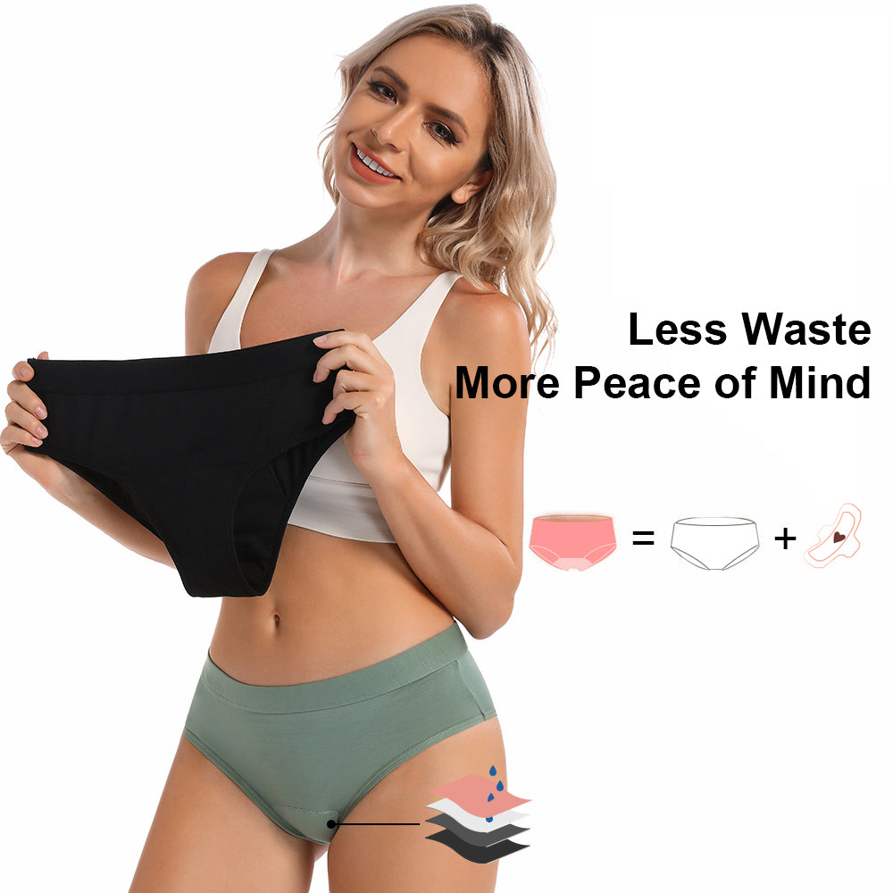 Mivorae Bikini Period Underwear in Organic Cotton For Heavy Flows