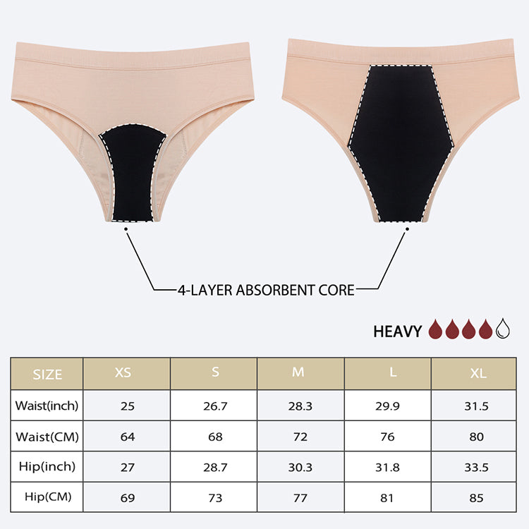 Mivorae Bikini Period Underwear in Organic Cotton For Heavy Flows
