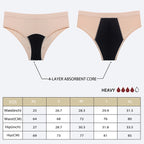 Mivorae Bikini Period Underwear in Organic Cotton For Heavy Flows - 3 Pack