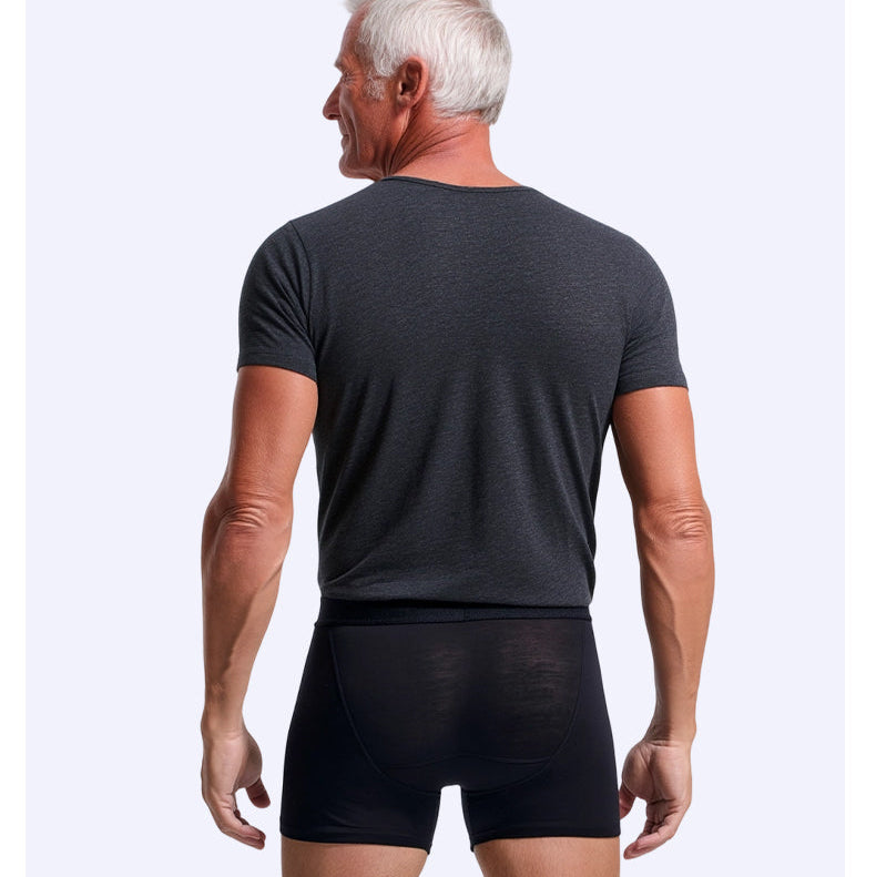 Mivorae Men's Washable Incontinence Boxer Briefs- 3 Pack