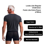 Mivorae Men's Washable Incontinence Boxer Briefs- 1 Pair