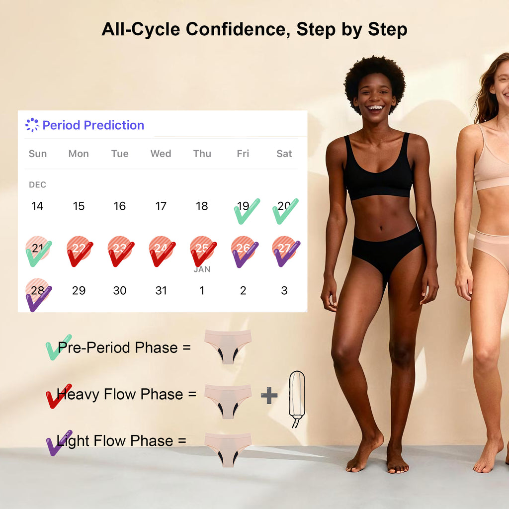 Mivorae Bikini Period Underwear in Organic Cotton For Heavy Flows