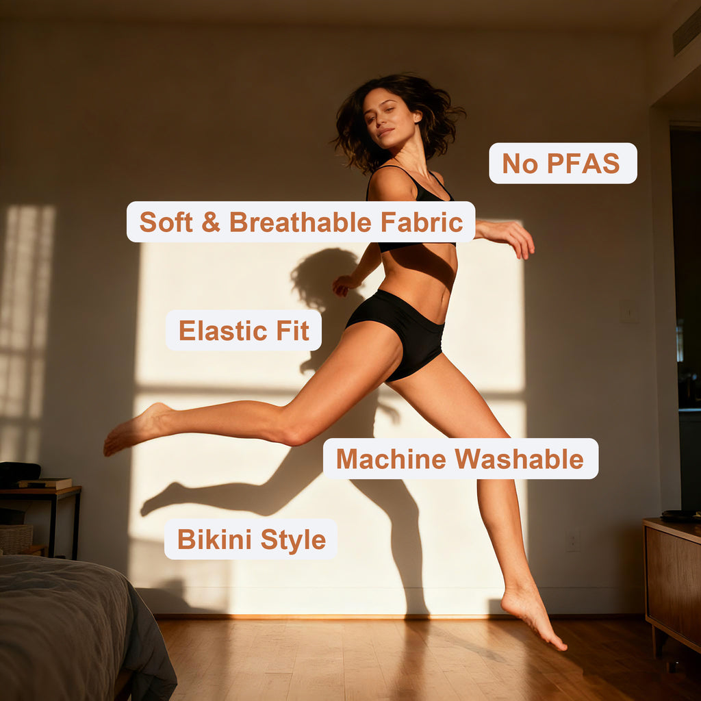 Mivorae Bikini Period Underwear in Organic Cotton For Heavy Flows