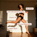 Mivorae Bikini Period Underwear in Organic Cotton For Heavy Flows - 3 Pack