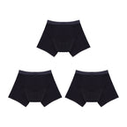 Mivorae Men's Washable Incontinence Boxer Briefs- 3 Pack