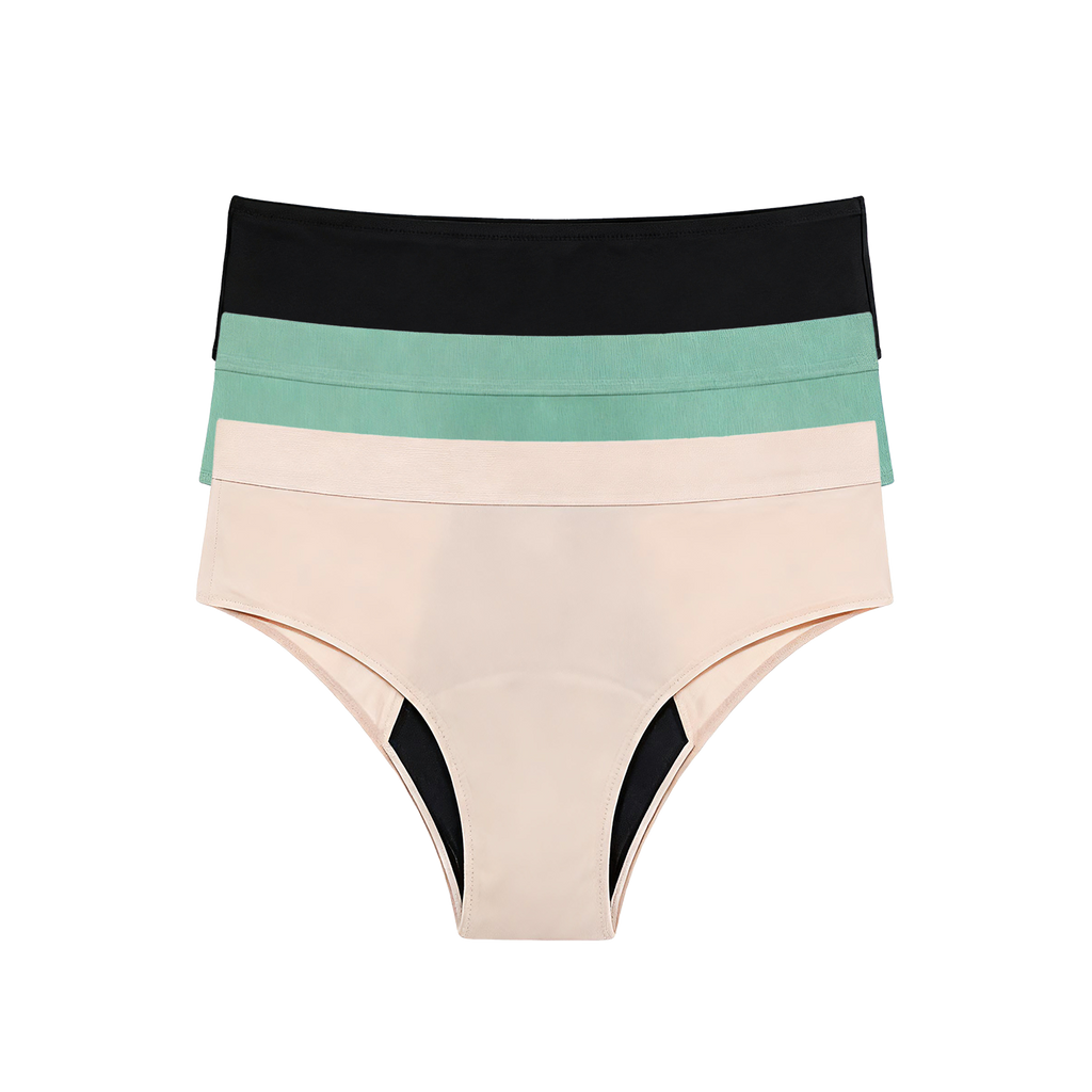 Mivorae Bikini Period Underwear in Organic Cotton For Heavy Flows - 3 Pack