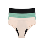 Mivorae Bikini Period Underwear in Organic Cotton For Heavy Flows - 3 Pack